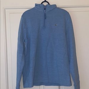 Boys Vineyard Vines Blue Zip Pullover